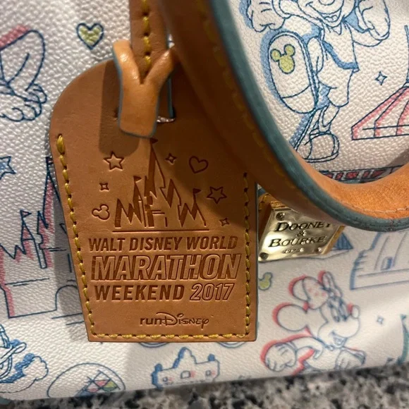 Dooney and Burke 2017 Walt Disney World Marathon weekend satchel - Picture 4 of 11